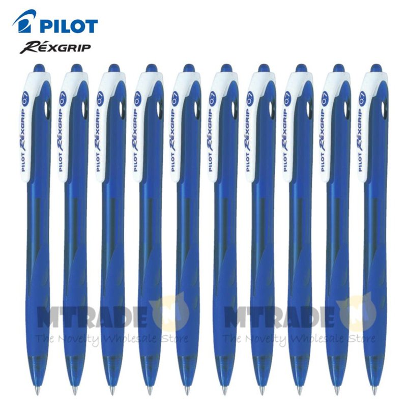 Pilot Rexgrip Ballpoint Pen 0.7mm BRG-10F-LL(Blue) 10 S