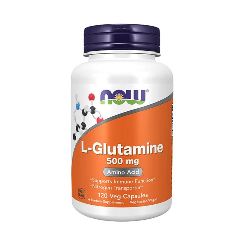 Now Foods L-Glutamine 500 mg, Veg Capsules 120 S