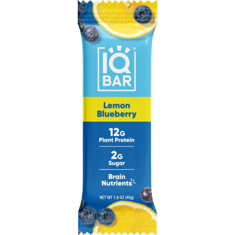 IQBar Plant Protein Bar - Lemon Blueberry