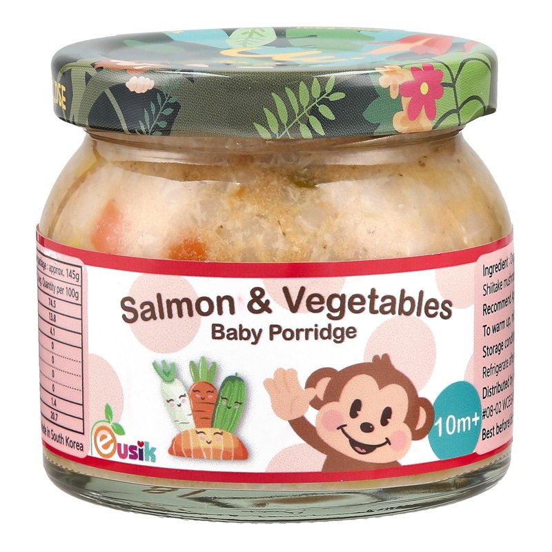 Eusik Baby Rice Porridge - Salmon & Vegetables 10mths+