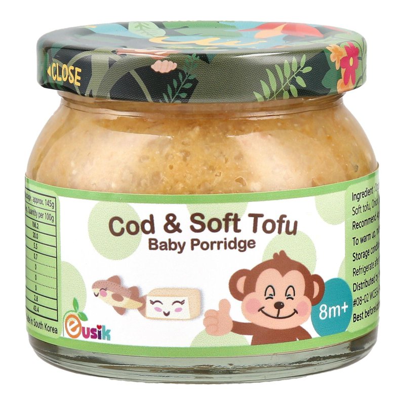 Eusik Baby Rice Porridge - Cod & Soft Tofu 8mths+