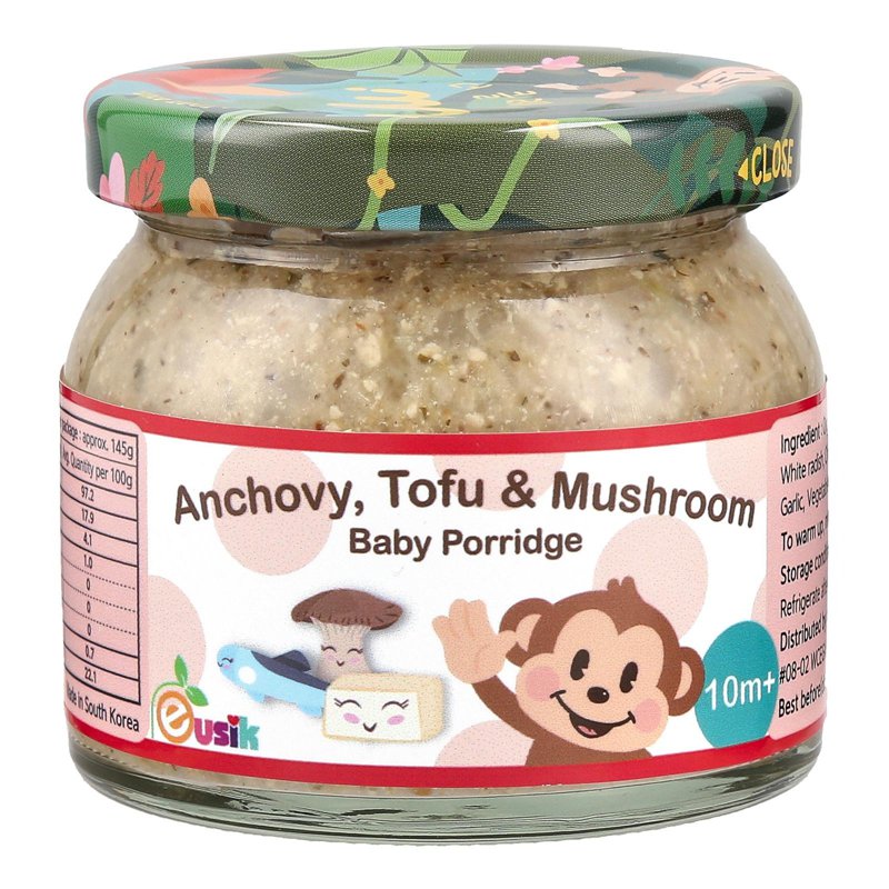 Eusik Baby Rice Porridge - Anchovy, Tofu & Mushroom 10mths+