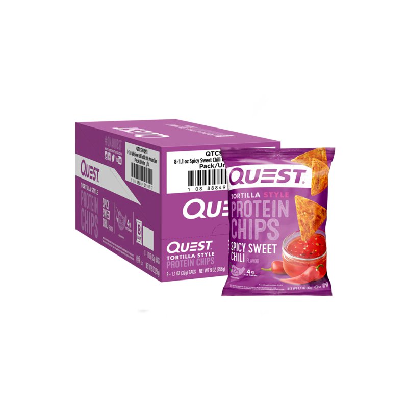 Quest Protein Chips Spicy Sweet Chili 8 x 32 G