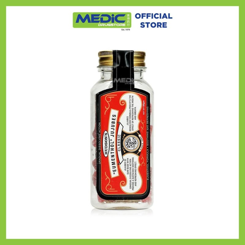 Hudson'S Eumenthol Jujubes Classic (Bottle)