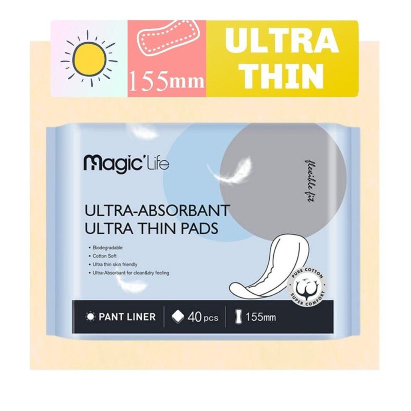 Magic Life Ultra Thin Absorbent Panty Liner 40 S