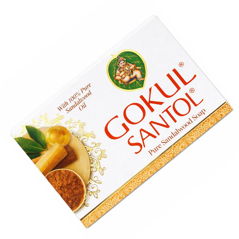 GOKUL Santol Sandalwood Soap 100% Pure Sandalwood Oil