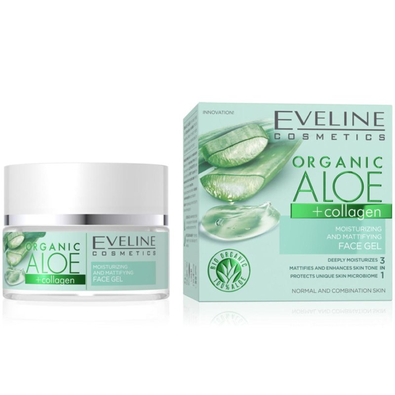 Eveline Aloe+Collagen Moisturizing & Mattifying Face Gel
