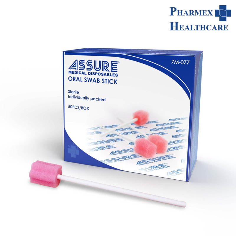Assure Swab Stick Sterile Oral Use Individual Pack 50 S