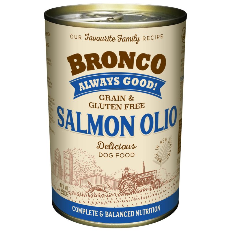 Bronco Salmon Olio (Ctn)