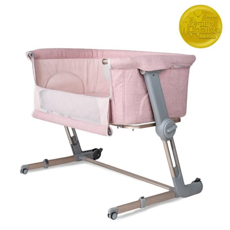 Unilove Hug Me Plus Bedside Baby Crib - Plum Pink 1 S