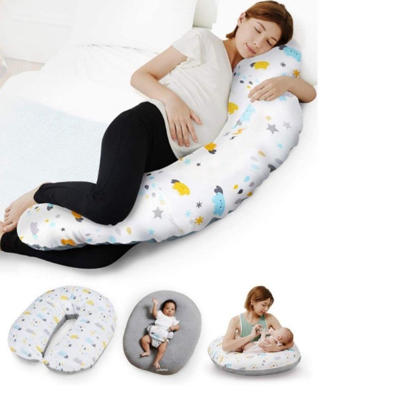Unilove Hopo Bamboo 8-in-1 Pregnancy Nursing Pillow - Weather 1 S