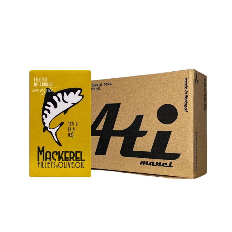 ATI Manel Mackerel Fillets in Olive Oil 8 x 125 G