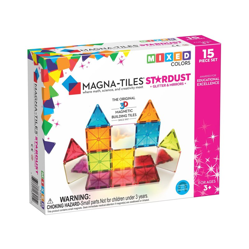 Magna-Tiles Stardust Mixed Color Set 15 S