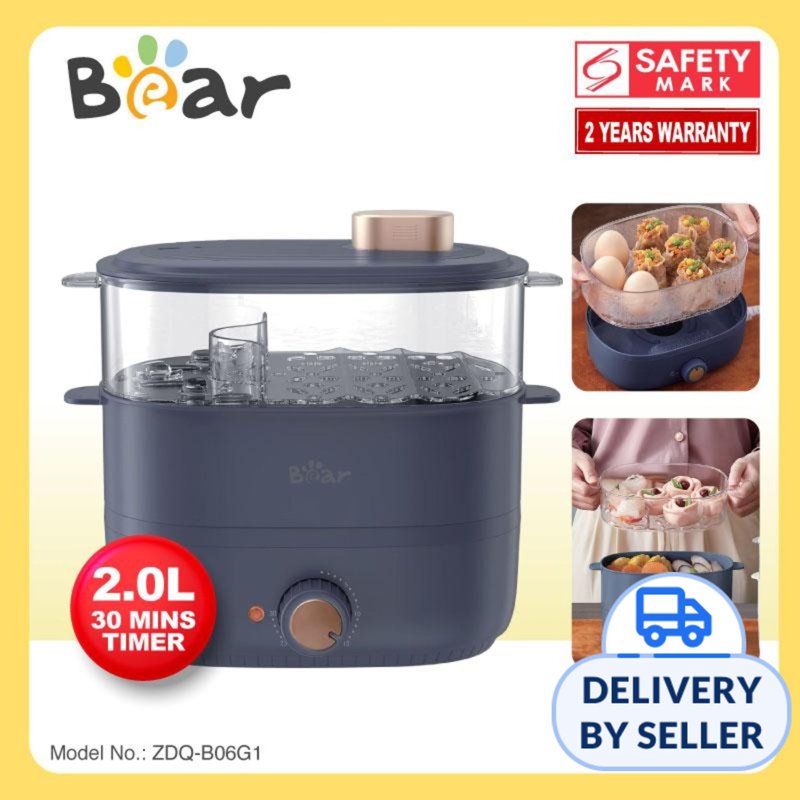 BEAR (Zdq-B06G1) 2 Tier Food Steamer