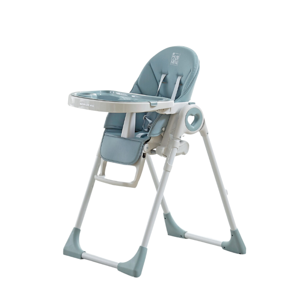 Nature Love Mere Foldable High Chair - Natural Mint