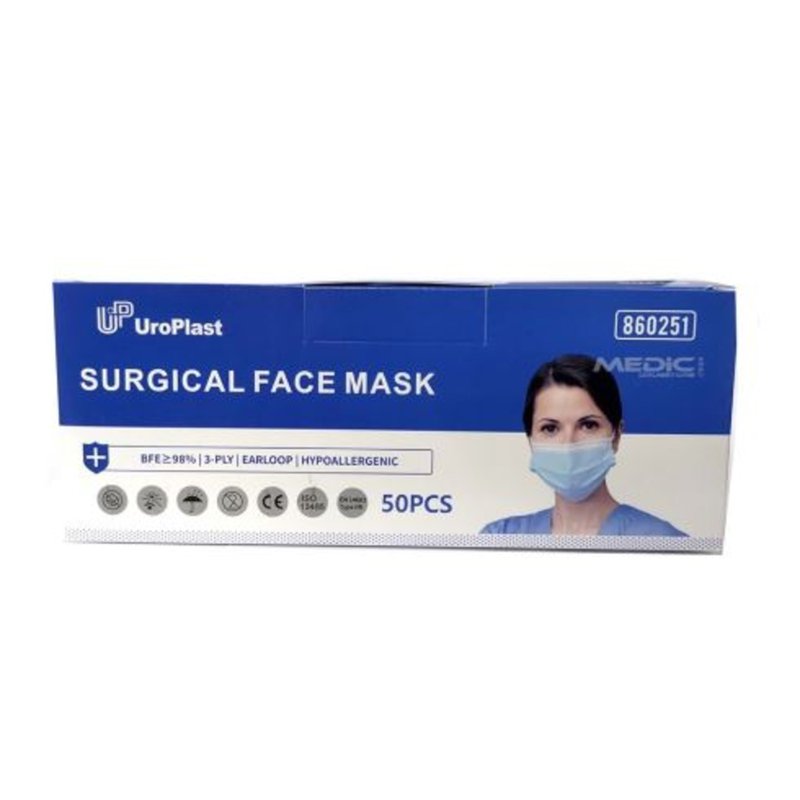 Uroplast Surgical Face Mask Bfe 98%