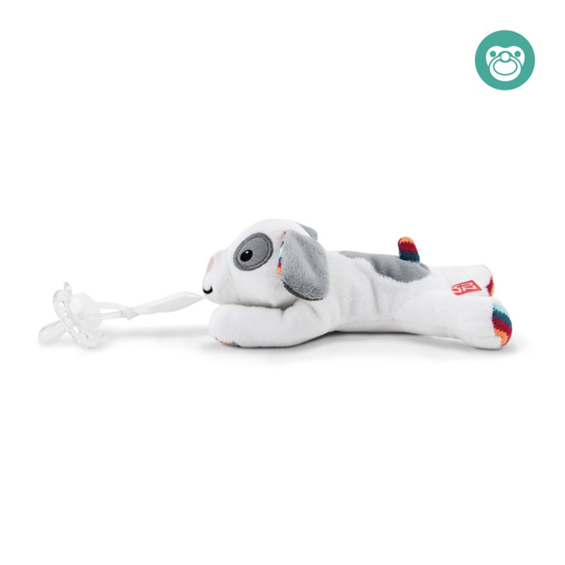 Zazu Dexy the Dog, Pacifier Holder Soft Toy 1 S