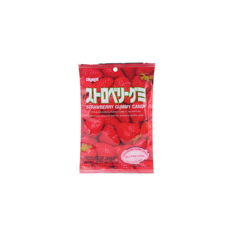 Kasugai Strawberry Gummy Candy
