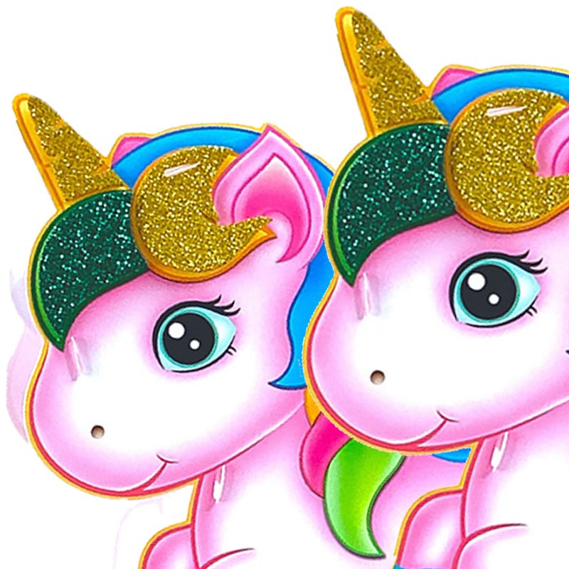 Partyforte Mid Autumn B/O PVC Toy Lantern - Unicorn Glitter 1 S