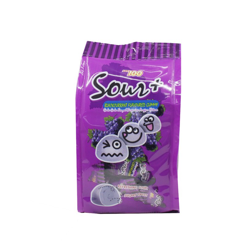 Lot 100 Sour+ Gummy (Blackcurrant)