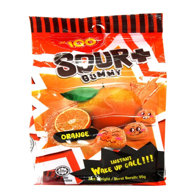 Lot 100 Sour + Gummy - Orange
