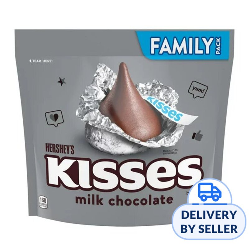 Hershey's Kisses Milk Chocolate, Family Pack