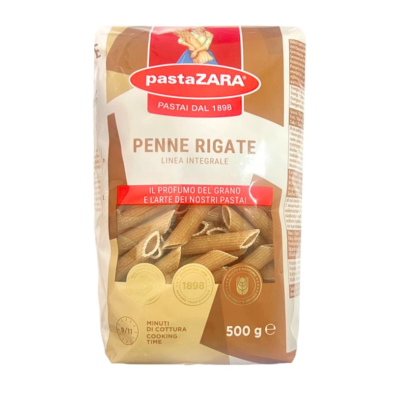 Pasta Zara Wholemeal Penne Rigate Pasta