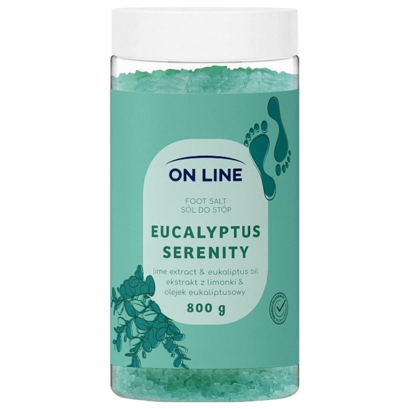 On Line Foot Salt Eucalyptus Serenity