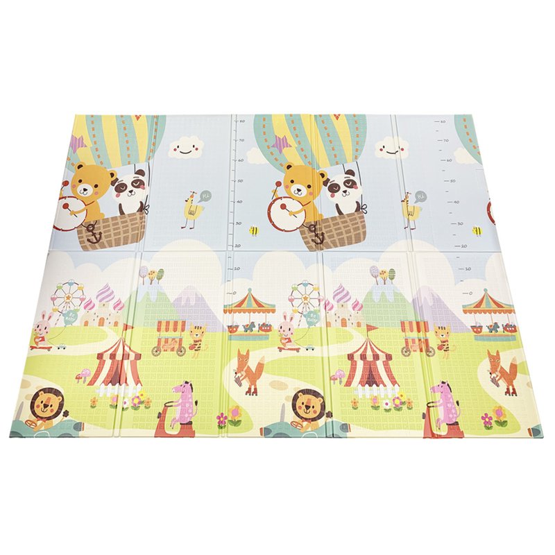 Lucky Baby Educative XPE Dual Foldable Mats - Hot Air Balloon 1 S