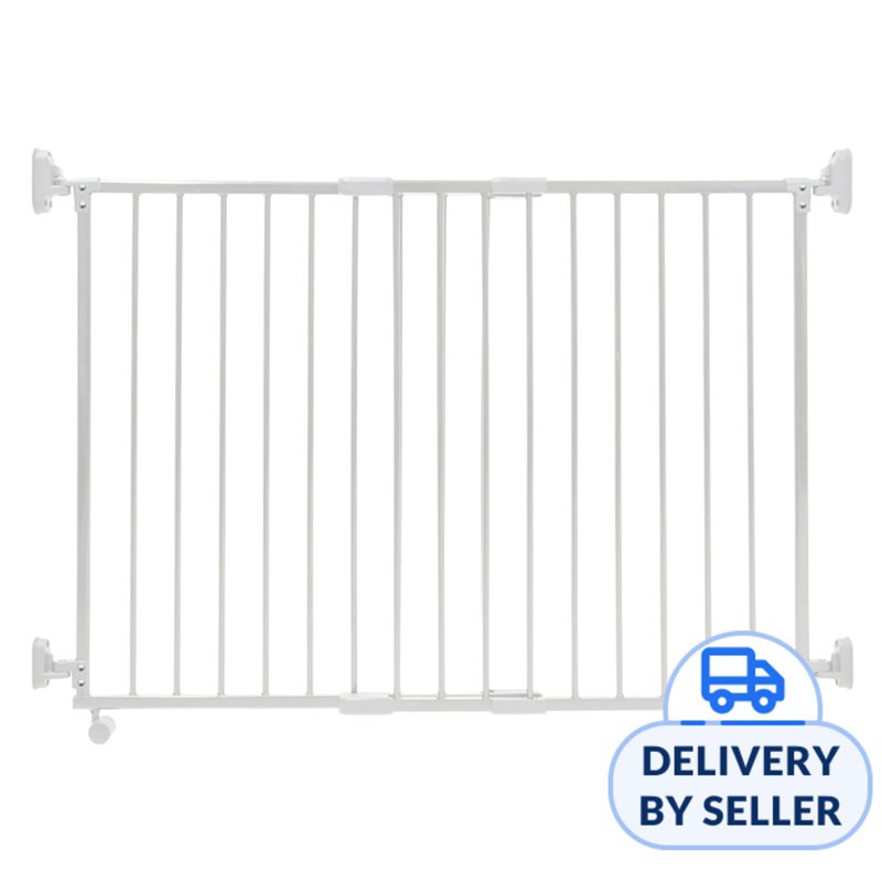 Lucky Baby Smart System Extendable Gate On Wheel - White 1 S