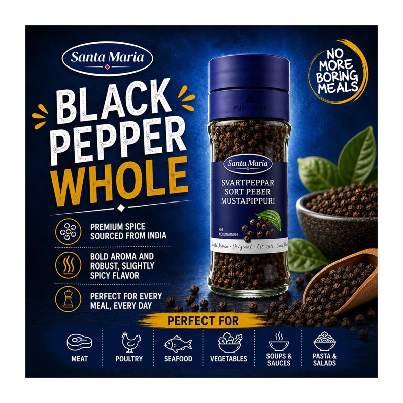 SANTA MARIA Black Pepper Whole