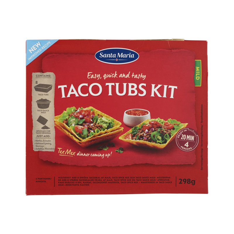SANTA MARIA Tex Mex Taco Tubs Dinner Kit