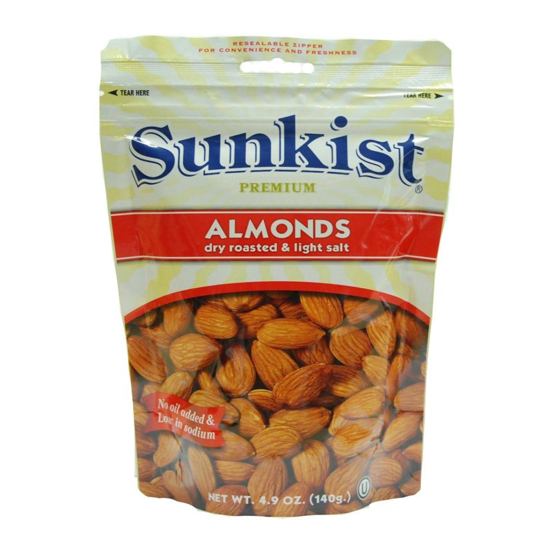 SUNKIST Premium Dry Roasted & Light Salted Almond
