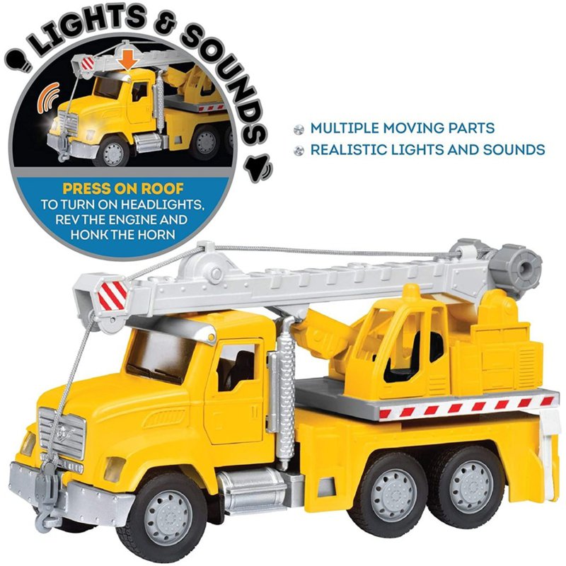 Driven By Battat Micro Series Crane Truck 1 S