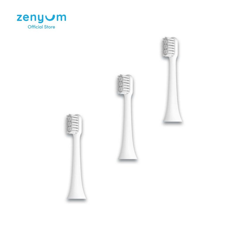 Zenyum Sonic Go Electric Toothbrush Refills - White 3 S