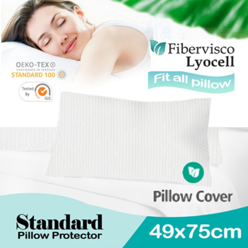 Krafter Fibervisco Lyocell Zipper Protector Pillowcase