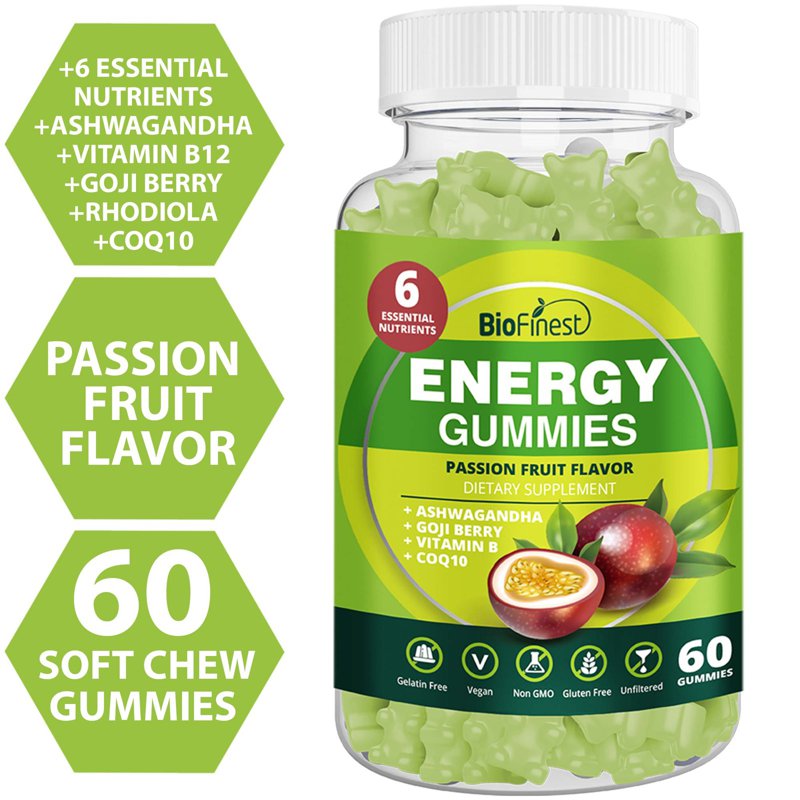 Biofinest Energy Gummy Vitamin B Coq10 Goji Gummies Supplemen 60 S