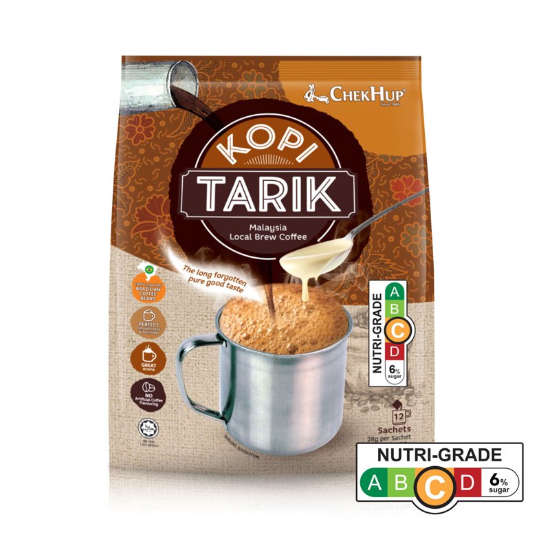 Chek Hup 3 in 1 Instant Kopi Tarik 12 x 12 S