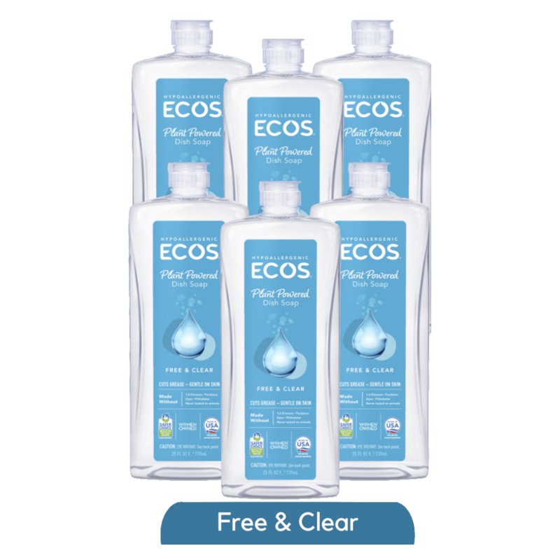Ecos Dishmate Hypoallergenic Dish Soap - Free And Clear
