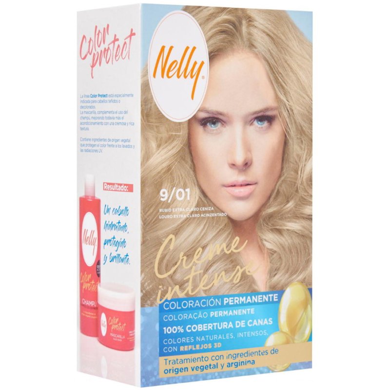 Nelly Hair Color 9/01 Extra Light Ash Blonde 1 S