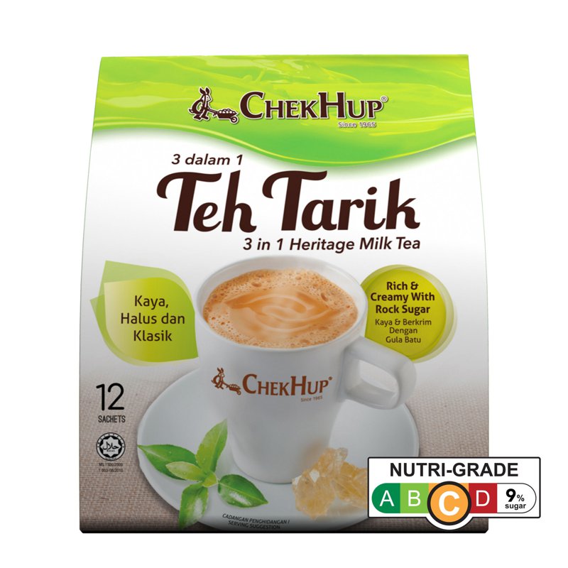 Chek Hup 3 in 1 Instant Teh Tarik 12 x 12 S