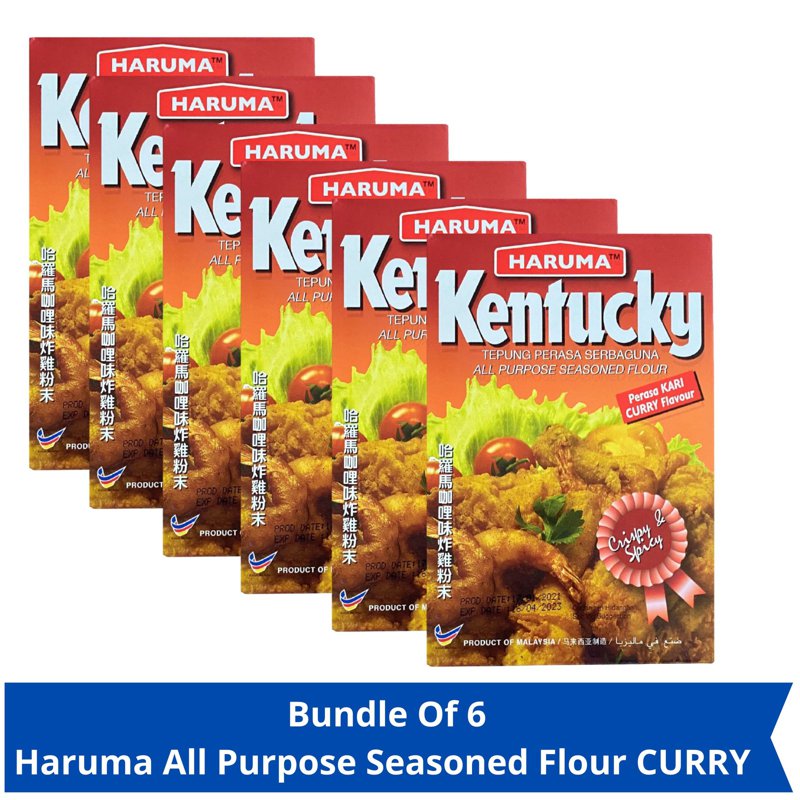 Haruma Kentucky Seasoning Flour Curry - Bundle Of 6