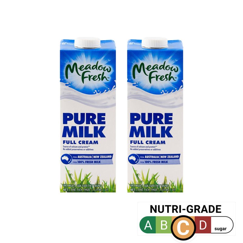 MEADOW FRESH Bundle of 2 Zealand Uht Milk - Full Cream