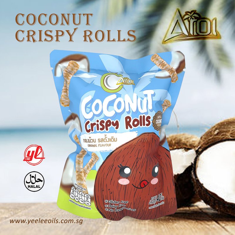 Aroi Coconut Crispy Rolls - Original
