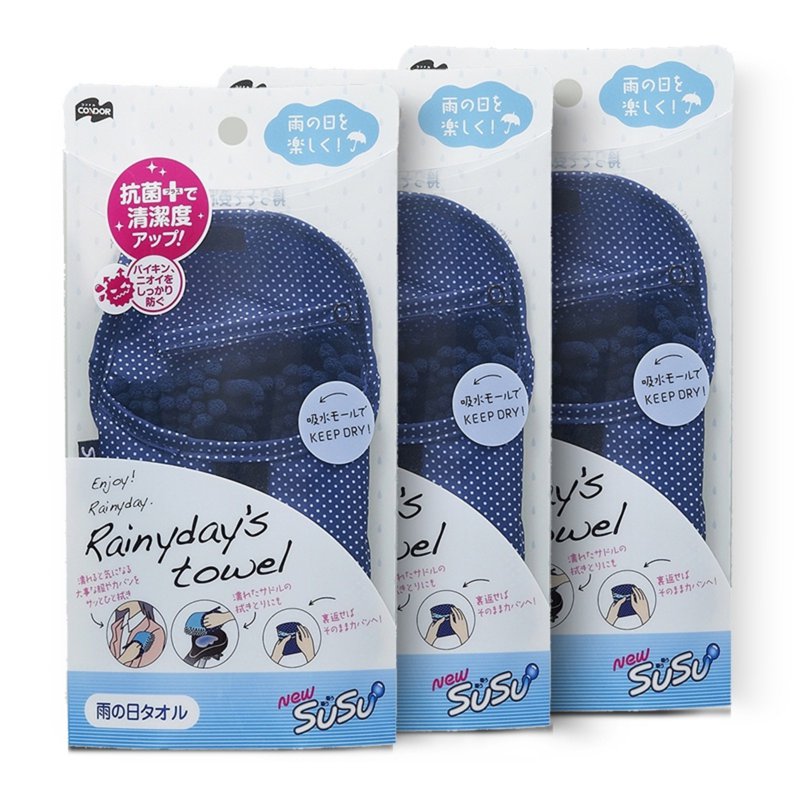 Condor Satto SUSU Portable Wipe Chenille Cleaning Rag-Navy 1 S