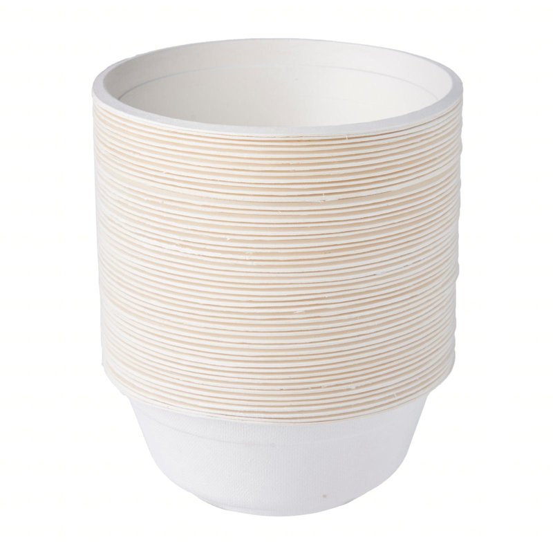 eco u Sugarcane Round Bowls - Bio & Disposable