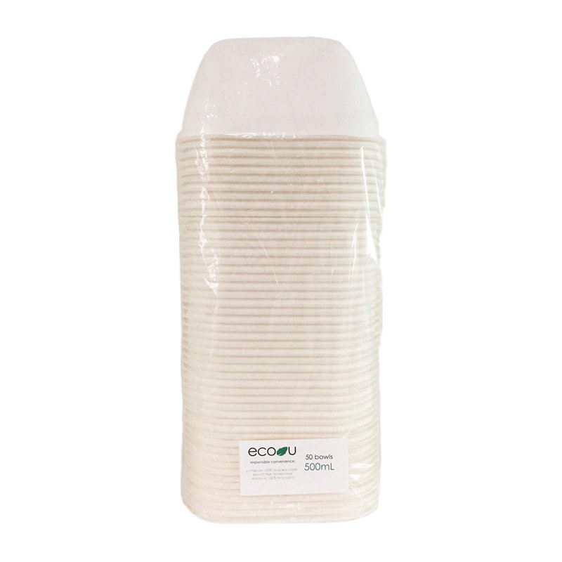 eco u Sugarcane Square Bowls - Bio & Disposable