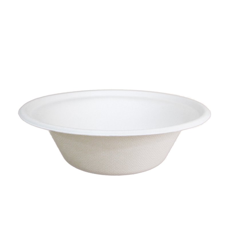 eco u Sugarcane Round Bowls - Bio & Disposable
