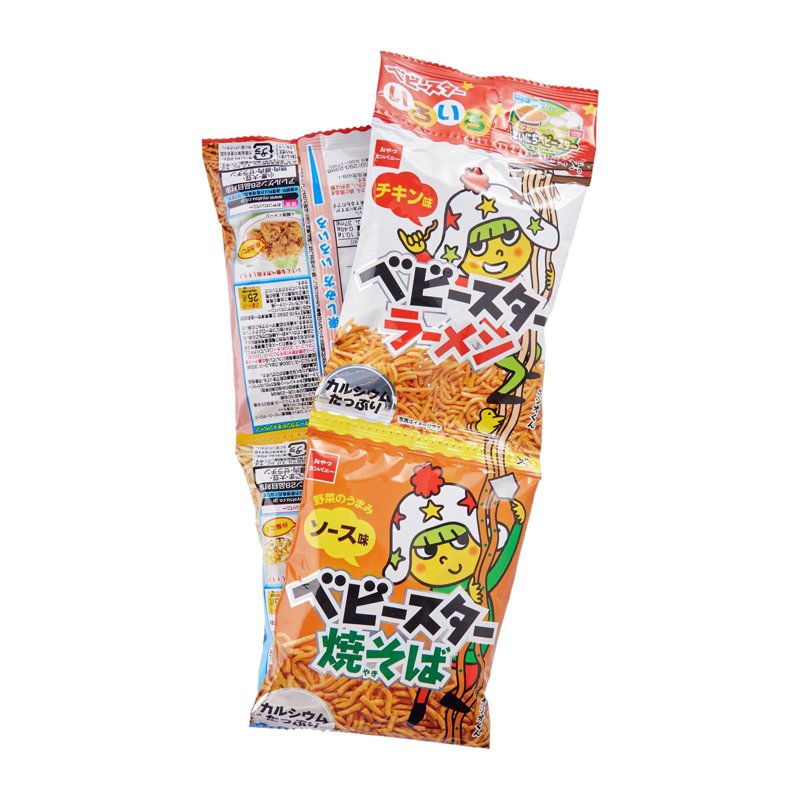 Kirei Baby Star Iroiro Assorted Mini Ramen Snack (4 Packs)