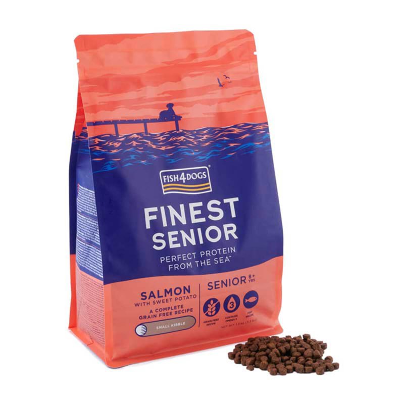 Fish 4 Dogs Finest Senior Salmon With Sweet Potato (Small) 1.5 KG
